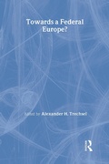 Cover: Towards a Federal Europe - Routledge