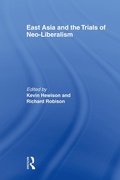 Cover: East Asia and the Trials of Neo-Liberalism - Routledge