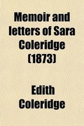 Cover: Memoir and Letters of Sara Coleridge (Volume 1) - General Books