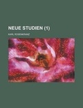 Cover: Neue Studien (1) - Rarebooksclub.com