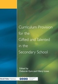 Cover: Curriculum Provision for the Gifted and Talented in the Secondary School - David Fulton Publishers Ltd