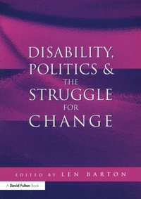Enlarge image Cover: Disability, Politics and the Struggle for Change - David Fulton Publishers Ltd