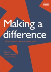 Enlarge image Cover: Making a Difference - Earthscan Ltd