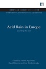 Cover: Acid Rain in Europe - Earthscan Ltd