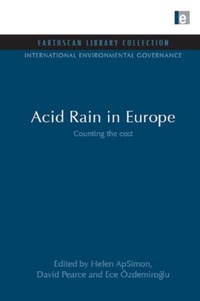 Enlarge image Cover: Acid Rain in Europe - Earthscan Ltd