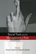 Cover: Social Trust and the Management of Risk - Earthscan Ltd