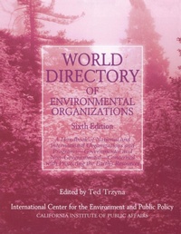 Enlarge image Cover: World Directory of Environmental Organizations - Earthscan Ltd