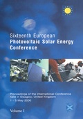 Cover: Sixteenth European Photovoltaic Solar Energy Conference - James & James (Science Publishers) Ltd