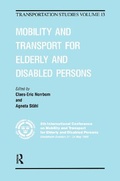 Cover: Mobility and Transport for Elderly and Disabled Patients - Gordon & Breach Science Publishers SA