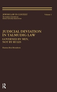 Abbildung von: Judicial Deviation In Talmudic Law - Routledge