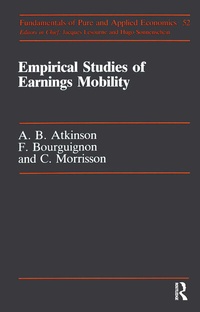 Enlarge image Cover: Empirical Studies Of Earnings - Harwood-Academic Publishers