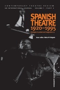 Cover: Spanish Theatre 1920 - 1995 - Routledge