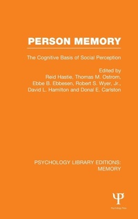 Enlarge image Cover: Person Memory (PLE: Memory) - Psychology Press Ltd