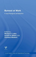 Cover: Burnout at Work - Psychology Press Ltd
