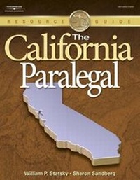 Enlarge image Cover: The California Paralegal - Delmar Cengage Learning
