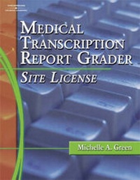 Enlarge image Cover: Med Transcrpt Report Grdr Site - Delmar Cengage Learning