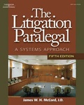 Cover: The Litigation Paralegal - Delmar Cengage Learning