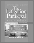 Cover: The Litigation Paralegal - Delmar Cengage Learning