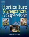 Cover: Horticulture Management and Supervision - Delmar Cengage Learning