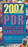 Cover: Physician's Desk Reference: PDR Nurse's Drug Handbook 2007 - Delmar Cengage Learning