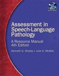 Cover: Assessment in Speech-language Pathology - Delmar Cengage Learning