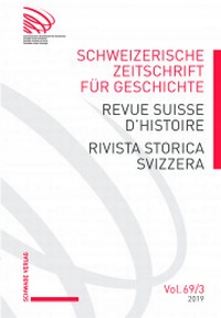 Abbildung von: Schweizerische Zeitschrift für Geschichte - Schwabe Basel