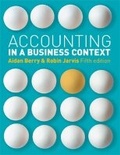 Cover: Accounting in a Business Context - Cengage Learning EMEA