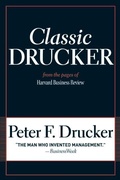 Cover: Classic Drucker - Harvard Business Review Press