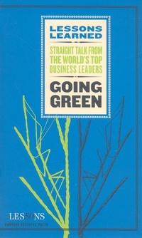 Enlarge image Cover: Going Green - Harvard Business Review Press