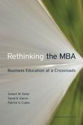Cover: Rethinking the MBA - Harvard Business Review Press