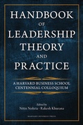 Cover: Handbook of Leadership Theory and Practice - Harvard Business Review Press