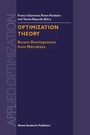 Cover: Optimization Theory - Kluwer Academic Publishers