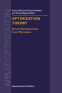 Abbildung von: Optimization Theory - Springer