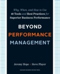 Cover: Beyond Performance Management - Harvard Business Review Press