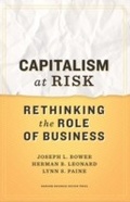 Cover: Capitalism at Risk - Harvard Business Review Press