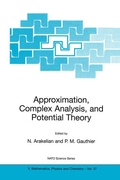 Cover: Approximation, Complex Analysis, and Potential Theory - Kluwer Academic Publishers