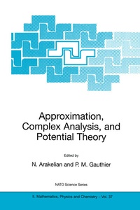 Enlarge image Cover: Approximation, Complex Analysis, and Potential Theory - Springer