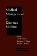 Cover: Medical Management of Diabetes Mellitus - CRC Press
