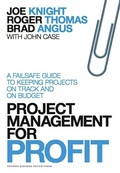 Cover: Project Management for Profit - Harvard Business Review Press