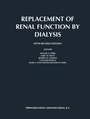 Cover: Replacement of Renal Function by Dialysis - Springer