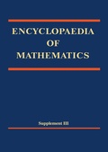 Cover: Encyclopaedia of Mathematics, Supplement III - Springer