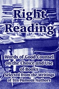 Cover: Right Reading - Fredonia Books (NL)