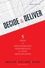 Cover: Decide and Deliver - Harvard Business Review Press