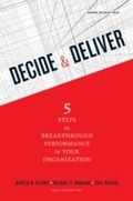 Cover: Decide and Deliver - Harvard Business Review Press