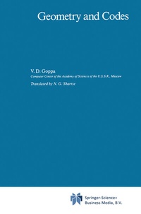 Abbildung von: Geometry and Codes - Kluwer Academic Publishers