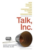 Cover: Talk, Inc. - Harvard Business Review Press