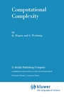 Cover: Computational Complexity - Kluwer Academic Publishers