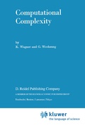 Cover: Computational Complexity - Kluwer Academic Publishers