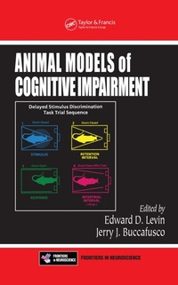 Abbildung von: Animal Models of Cognitive Impairment - CRC Press