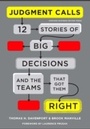Cover: Judgment Calls - Harvard Business Review Press